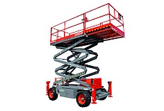 SCISSOR LIFT, 27FT, 4WD, GAS/LP