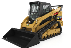 SKID STEER TRACK LOADER, 74" BUCKET